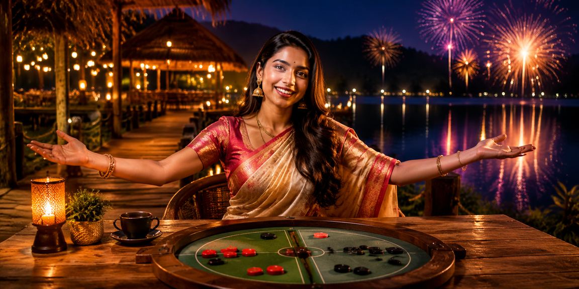 ঢাকায় ভিআইপি গেমিং টেবিল রাতের দৃশ্য — ku 7777 হাই রোলার